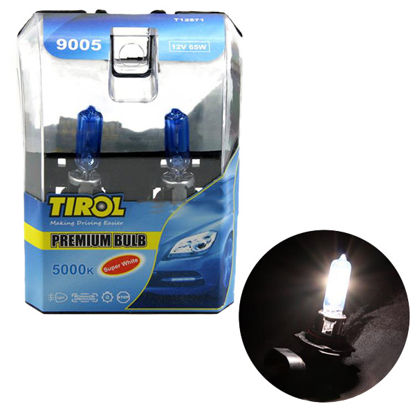 Tirol-9005-12V-6555W-Car-Halogen-Headlight-Fog-Lamp-3000K-5000K-Replacement-Light-Source-1029937