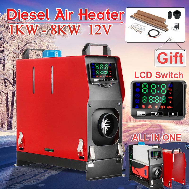 1-8KW-Adjustable-12V-Diesel-Air-Heater-Parking-Heater-One-hole-LCD-Switch-Remote-Control-Integrated--1586616