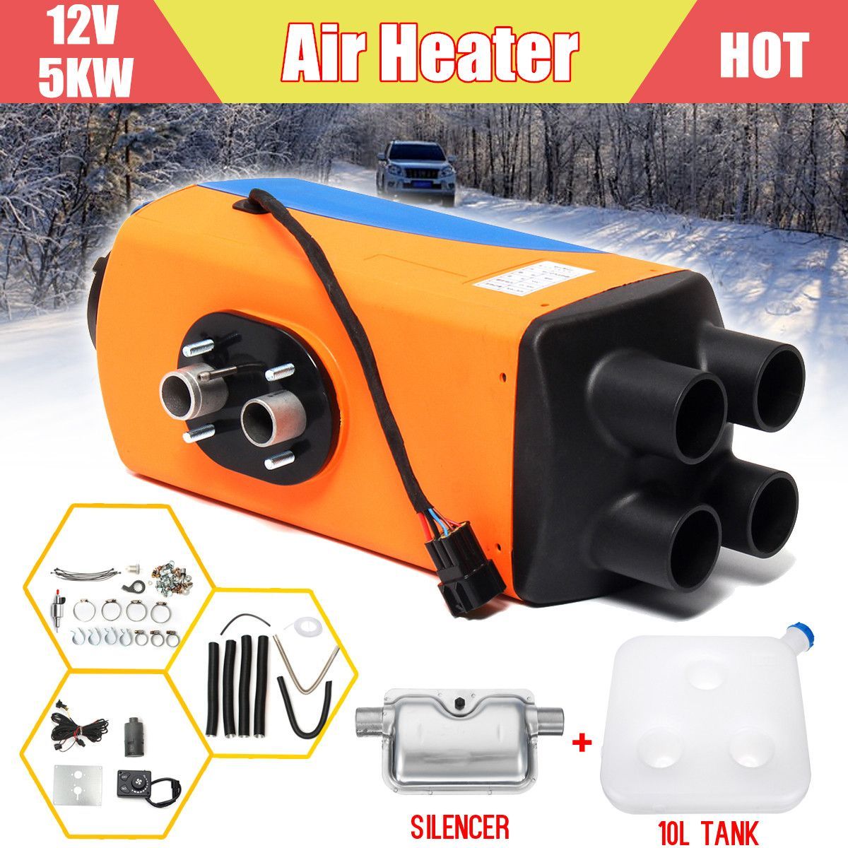 12V-5KW-Diesel-Air-Heater-4-Holes-Air-Parking-Heater-with-10L-Tank--Silencer-1325968