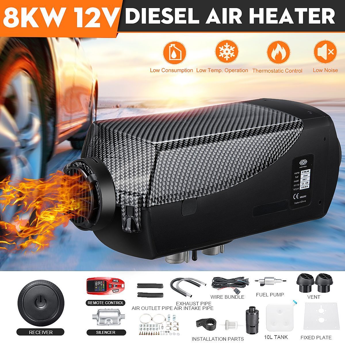 12V-8kw-Diesel-Car-Parking-Air-Heater-Black-Double-pipe-Three-way-RedBlue-Remote-Control-1600489
