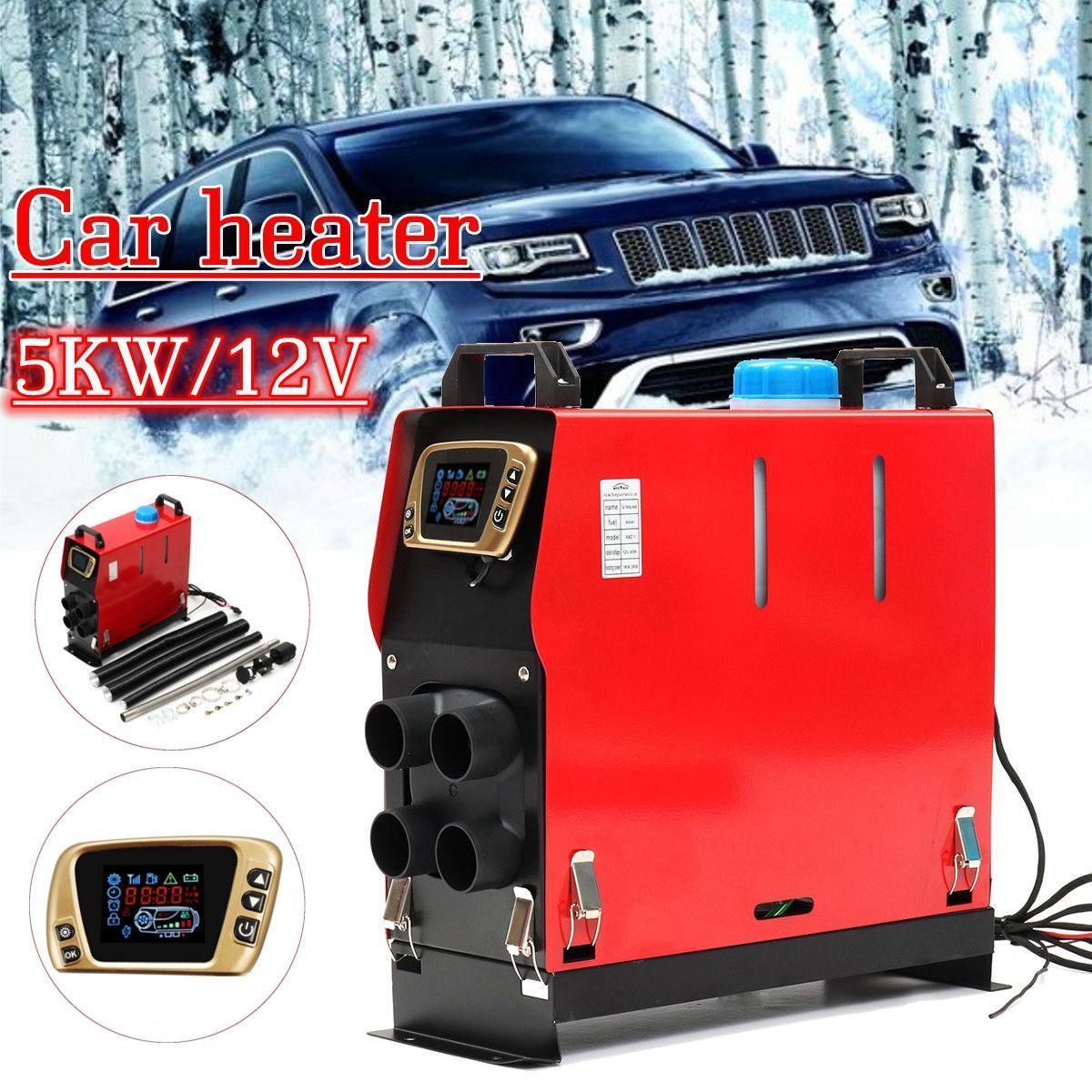 5KW3KW-12V-Air-Diesel-Heater-Host-wDigital-Switch-Air-Filter-Oil-Pump-1362311