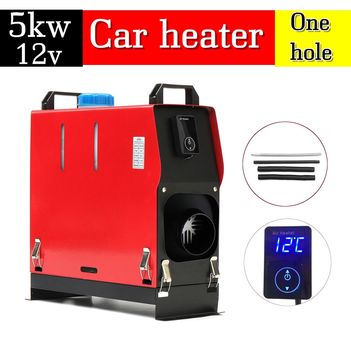 5KW3KW-12V-Air-Diesels-Heater-Host-wDigital-Switch-Air-Filter-Oil-Pump-Pipes-1361665