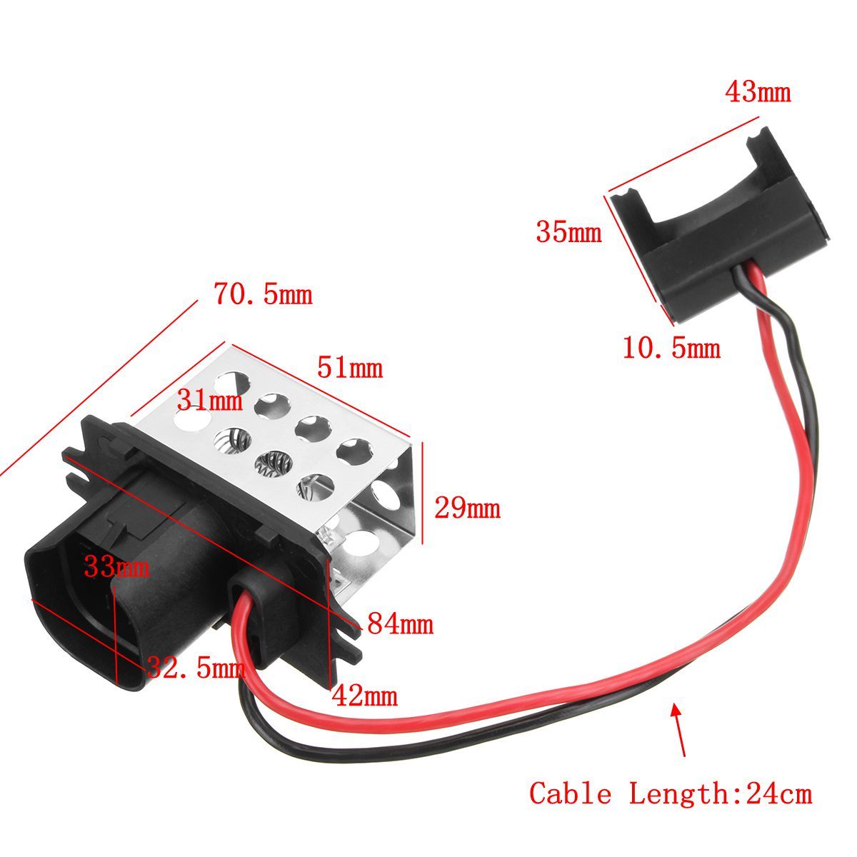 Car-Heater-Blower-Series-Resistor-for-Renault-Clio-MK1-Kangoo-1344658