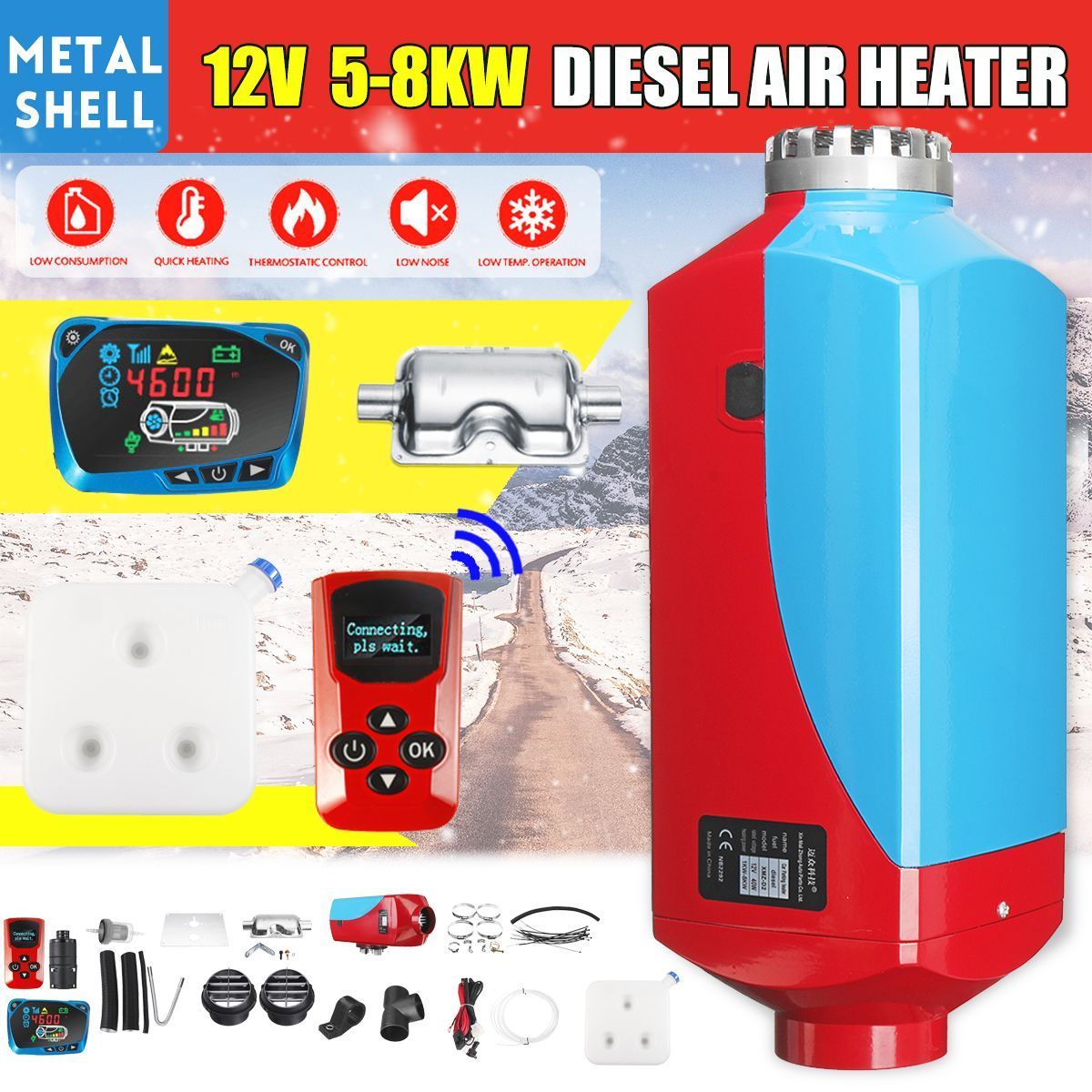 Metal-12V-8KW-Diesel-Air-Parking-Heater-Tank-Vent-Thermostat-for-Caravan-Lorrys-Boats-1586881