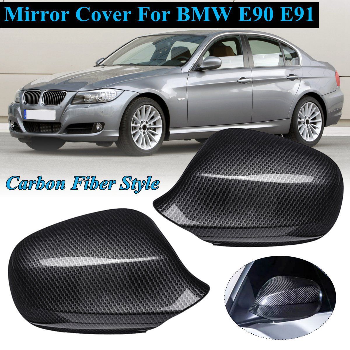 1-Pair-Left-and-Right-Carbon-Fiber-Style-Car-Rearview-Mirror-Cover-For-BMW-E90-E91-2009-2012-1378827