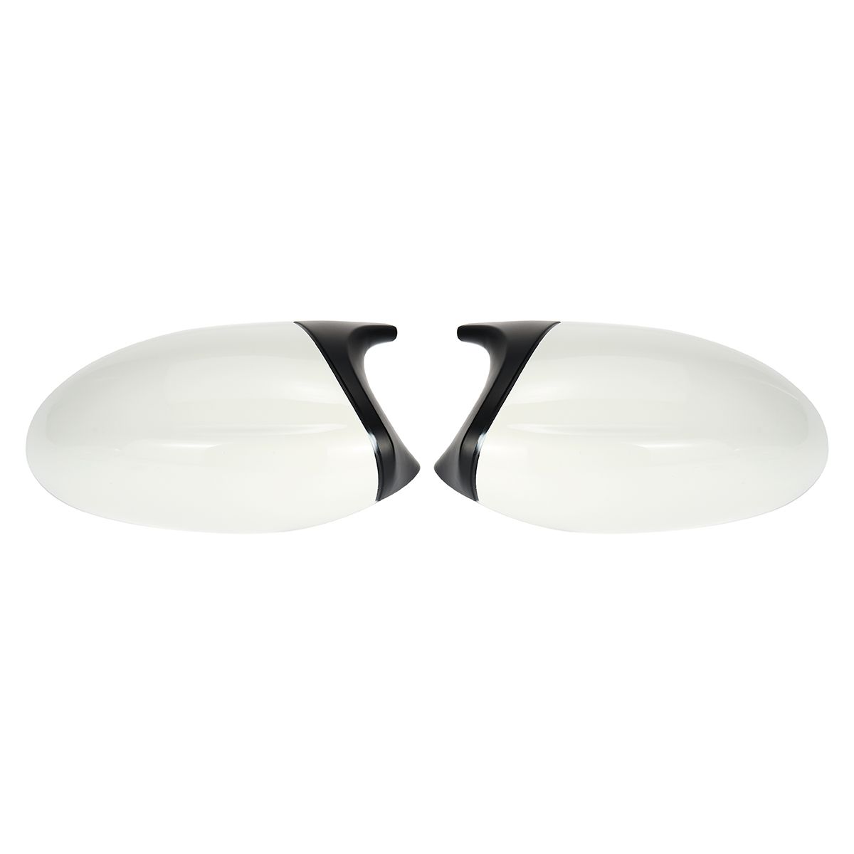 1-Pair-Rear-View-Mirror-Cover-Cap-M3-Style-Glossy-White-For-BMW-E90-E91-E92-E93-1754881