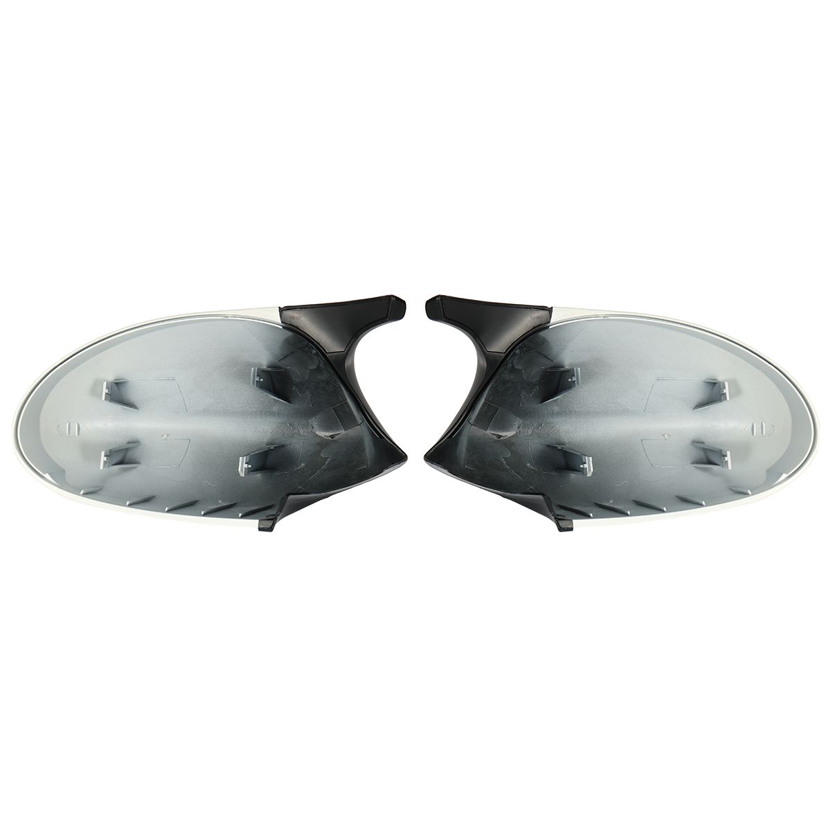 1-Pair-Rear-View-Mirror-Cover-Cap-M3-Style-Glossy-White-For-BMW-E90-E91-E92-E93-1754881