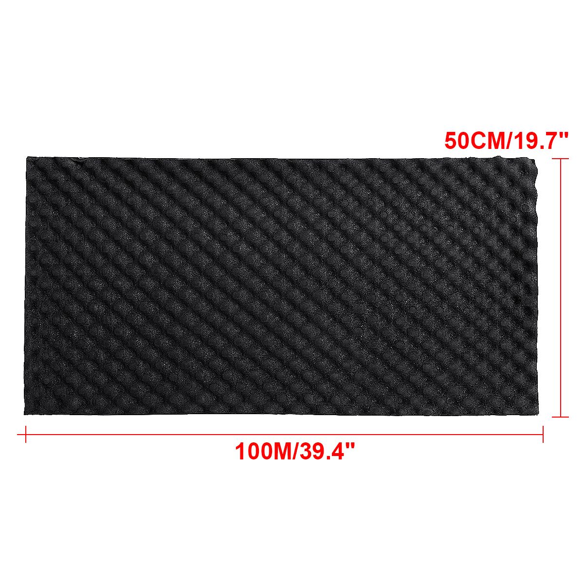 100x50cmx2cm-Car-Sound-Deadener-Noise-Insulation-Cotton-Acoustic-Dampening-Foam-subwoofer-Mat-1568247