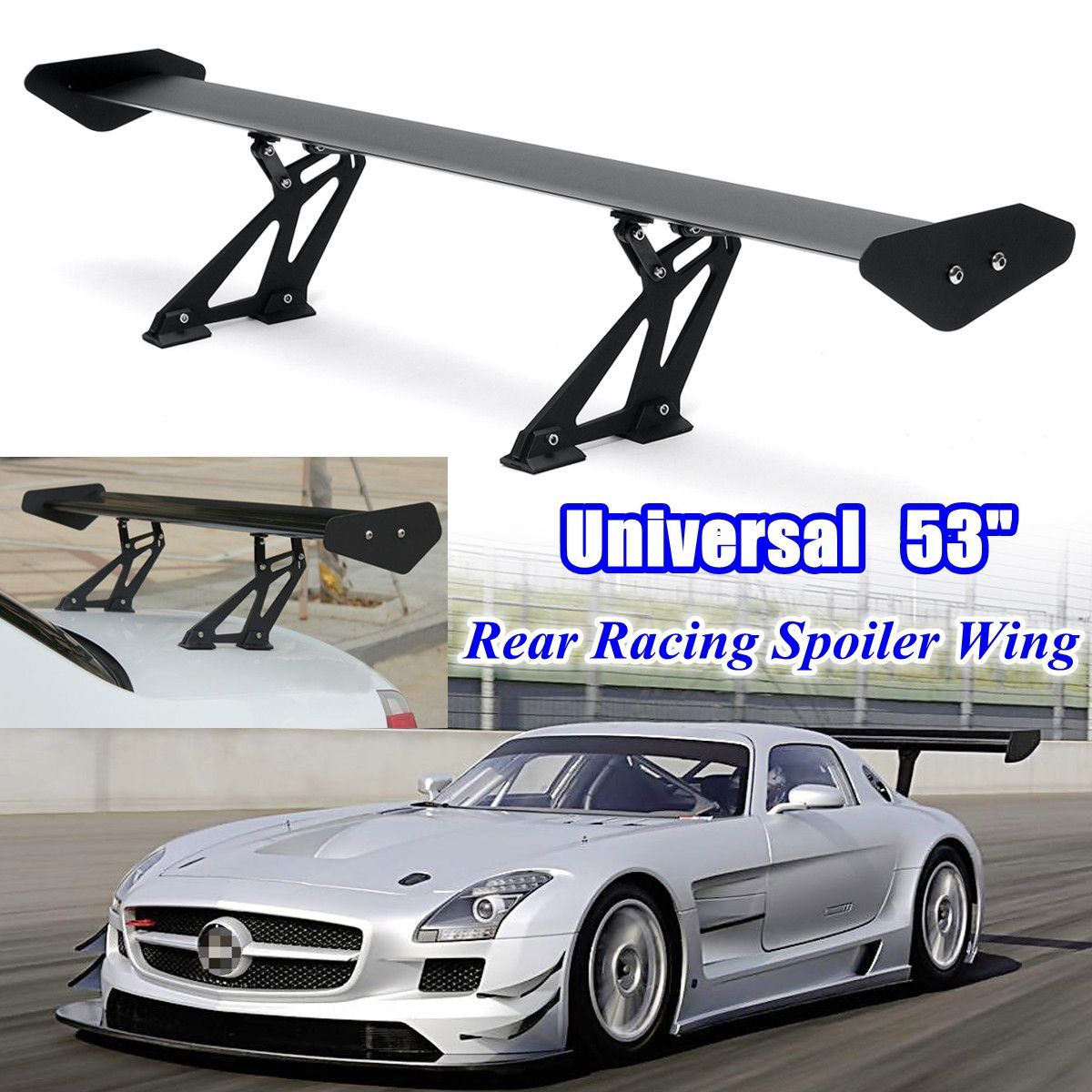 135cm-Universal-Racing-Sports-Car-Rear-Tail-Trunk-Racing-Wing-Spoiler-Aluminum-Black-Adjustable-GT-D-1428212