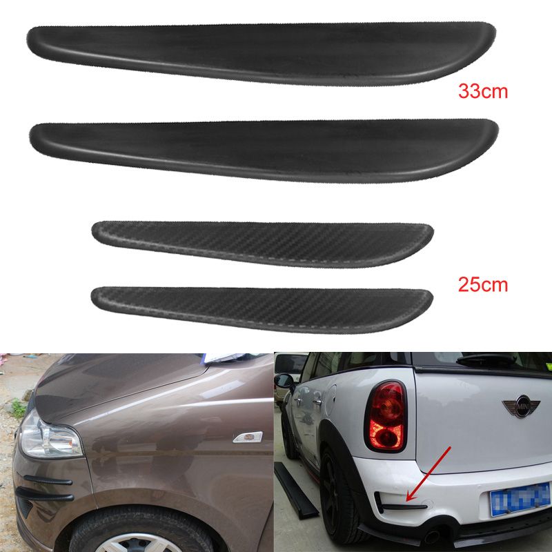 2-X-Car-Streamline-Protection-Bumper-Anti-rub-Crash-Sticker-Cover-Bar-Common-Use-1159205