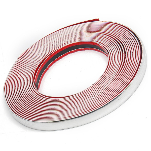 20mmX15m-Chrome-Universal-Car-Decor-Trim-Scratch-Resistant-Bar-Molding-Adhesive-Strip-1098014