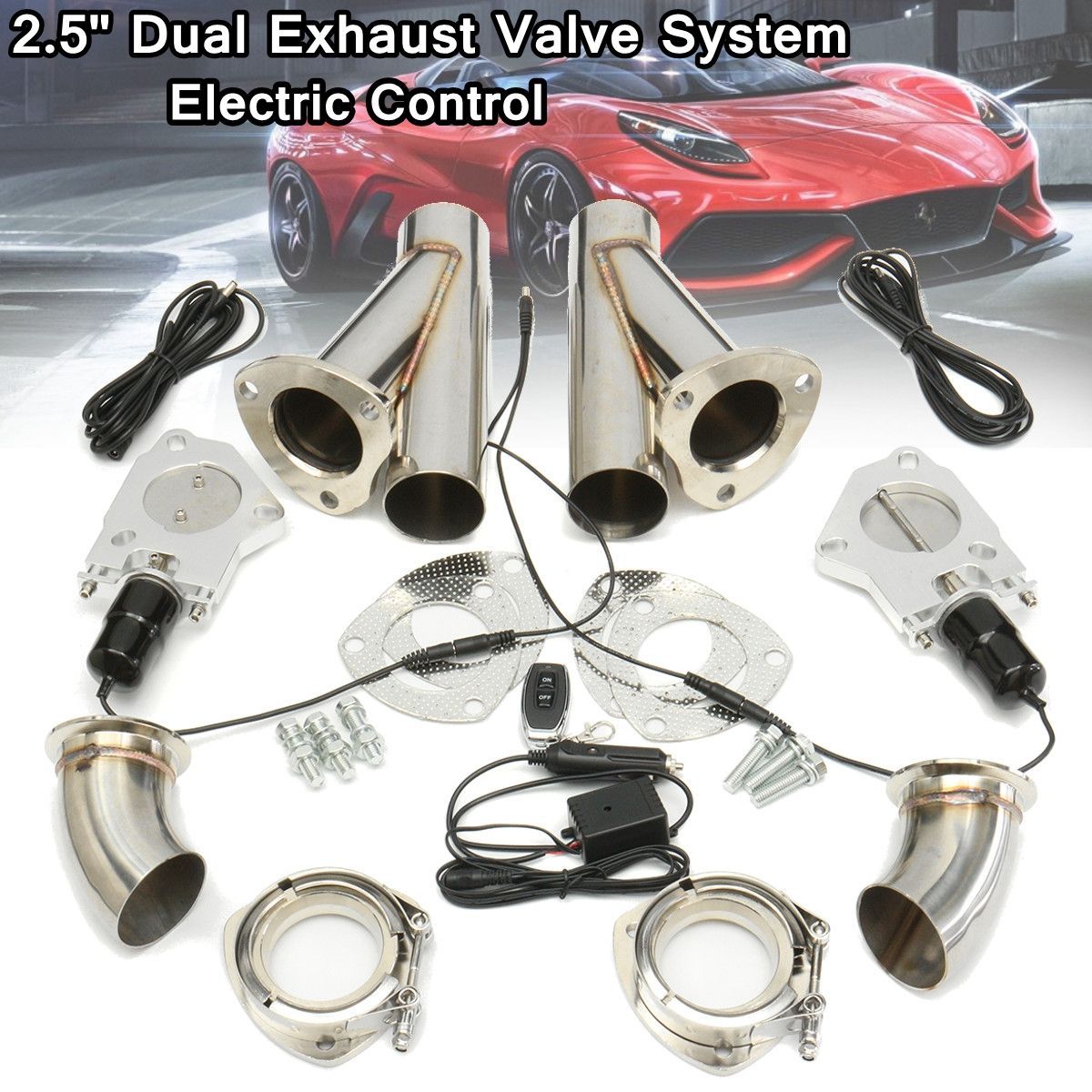 25-Inch-63mm-Dual-Electric-Exhaust-Muffler-Valve-System-Cutout-Pipe-Kit-with-Remote-Control-Stainles-1191861