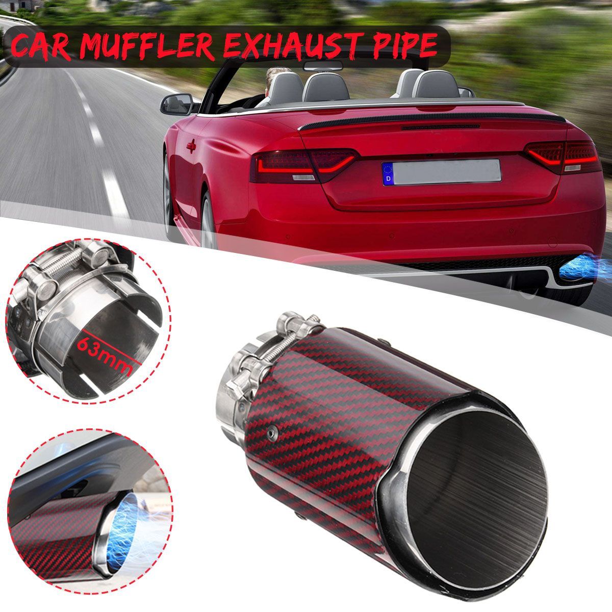 25-Inch-63mm-Universal-Car-Auto-Carbon-Fiber-Muffler-Exhaust-Pipe-Tail-End-Tip-1413147