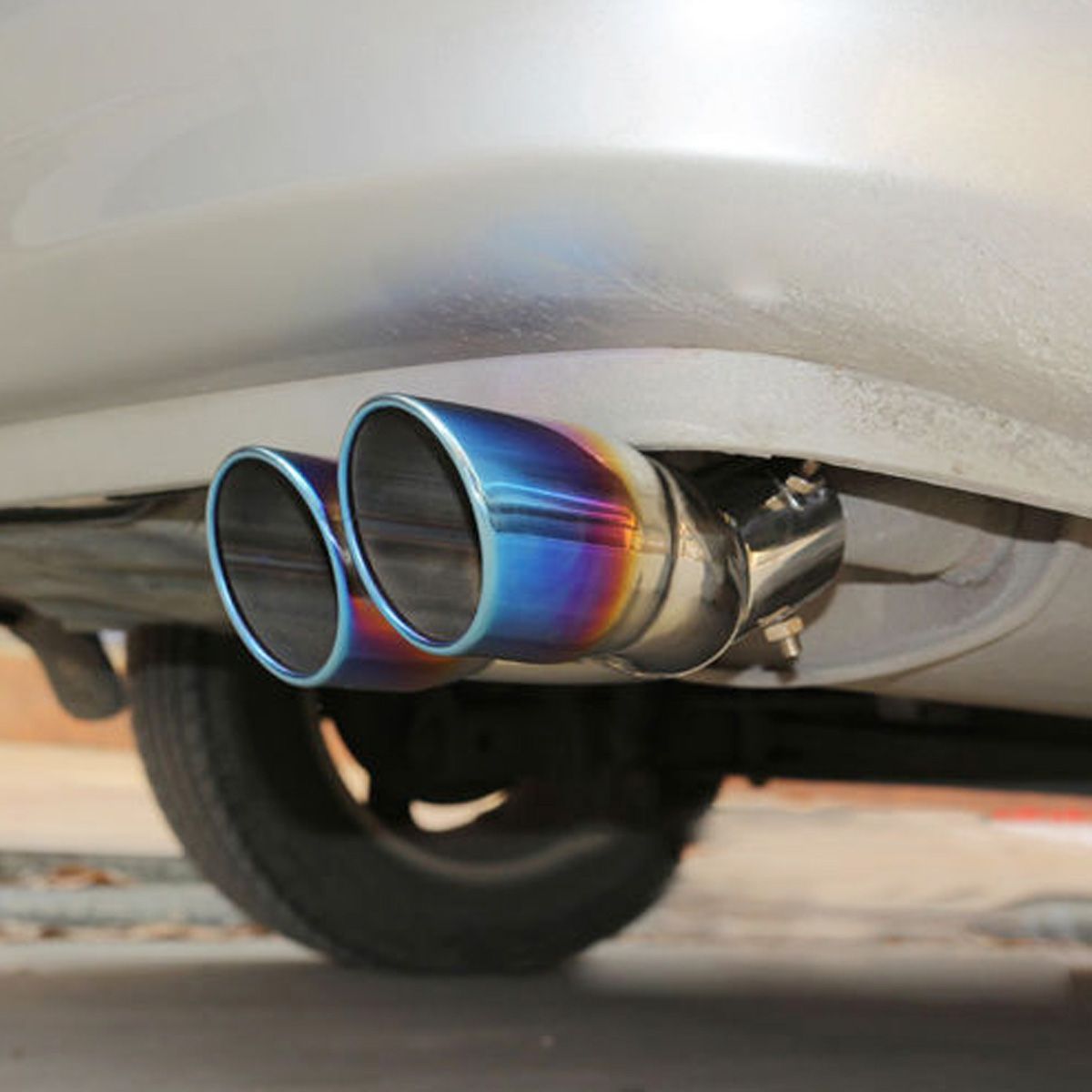 25-Inch-Blue-Car-Burnt-Dual-Exhaust-Pipes-Polished-Stainless-Steel-1208641