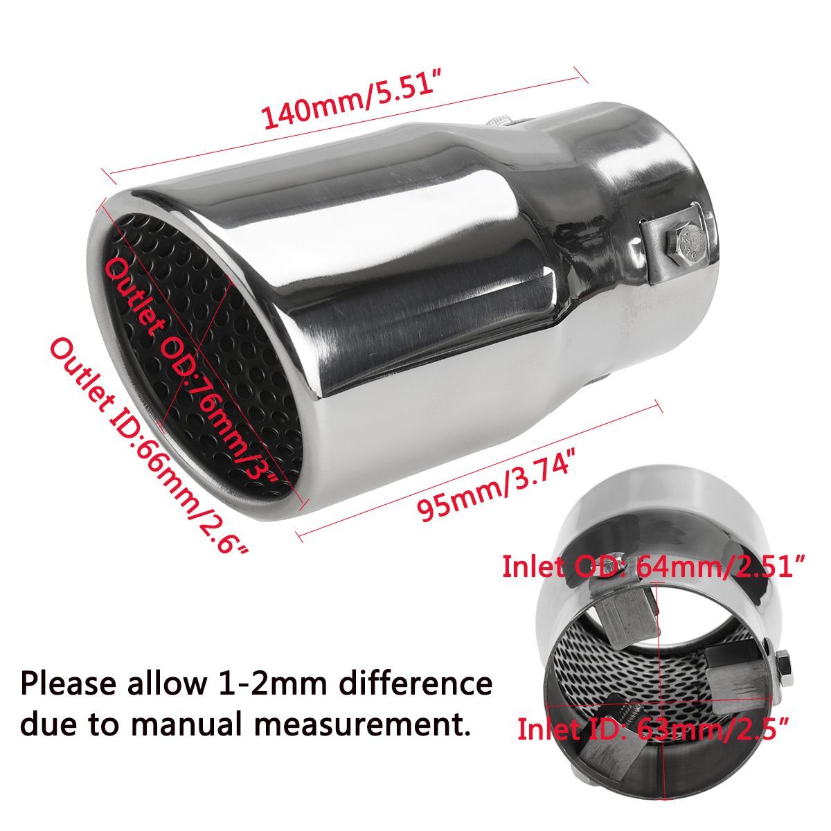 25-Inch-Inlet-Universal-Car-Auto-Exhaust-Muffler-Tip-Tail-Pipe-Stainless-Steel-1716270