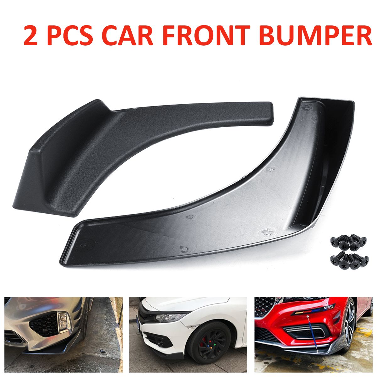 2Pcs-30x4-Inch-Universal-Fit-Car-Front-Rear-Bumper-Protector-Lip-Splitters-Winglets-Canards-1383152
