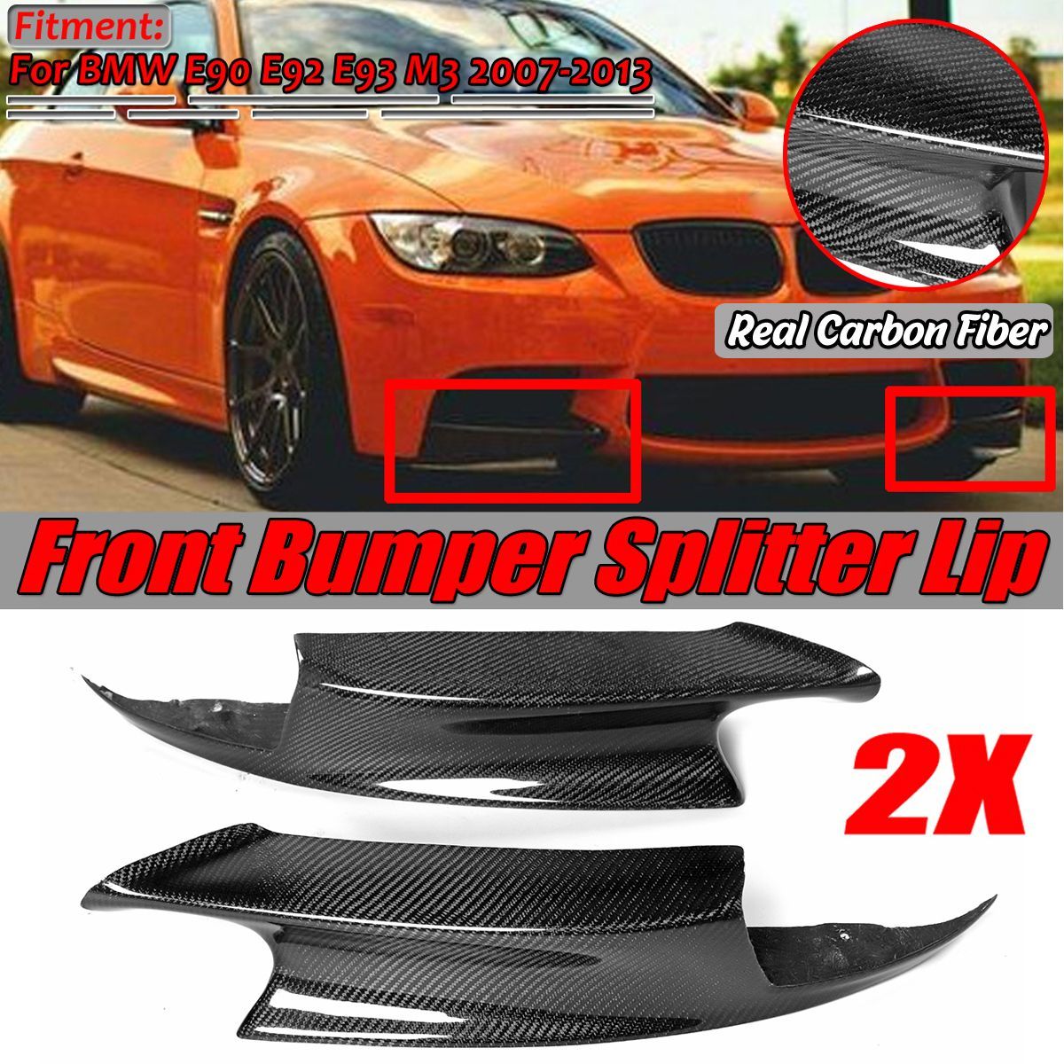 2Pcs-Car-Real-Carbon-Fiber-Front-Bumper-Splitter-Lip-Left--Right-For-BMW-E90-E92-E93-M3-2007-2013-1685702