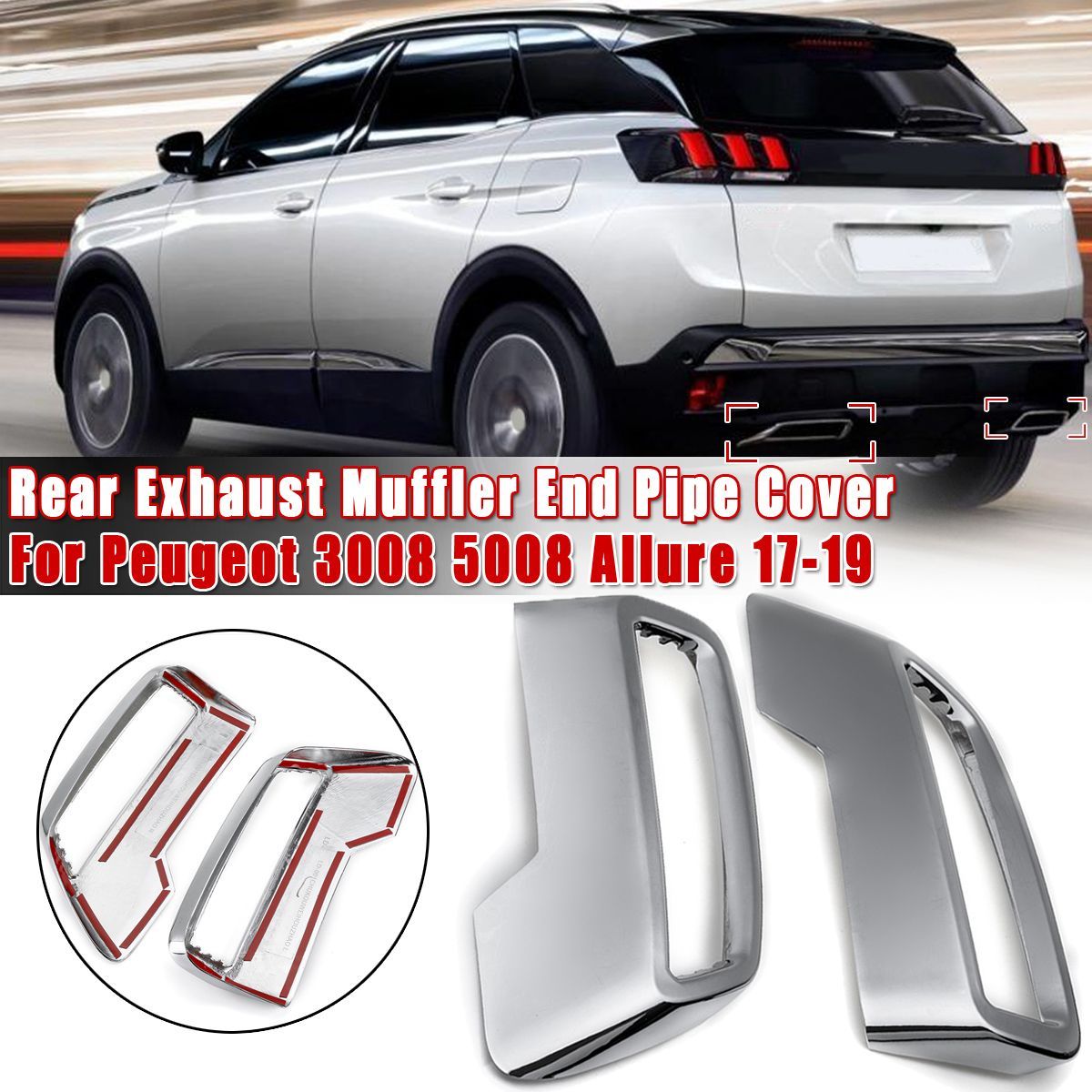 2Pcs-Car-Rear-Exhaust-Muffler-End-Pipe-Cover-For-Peugeot-3008-5008-Allure-2017-2019-1673129