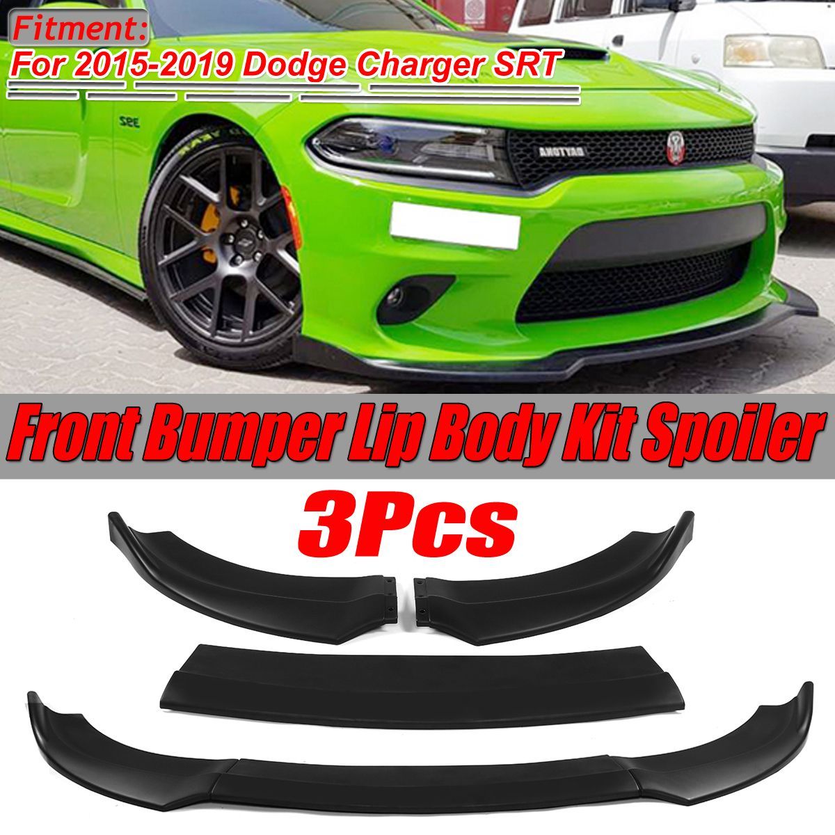 3Pcs-Matte-Black-Front-Bumper-Lip-Spoiler-Splitter-Matte-Black-For-Dodge-Charger-SRT-2015-2019-1721314