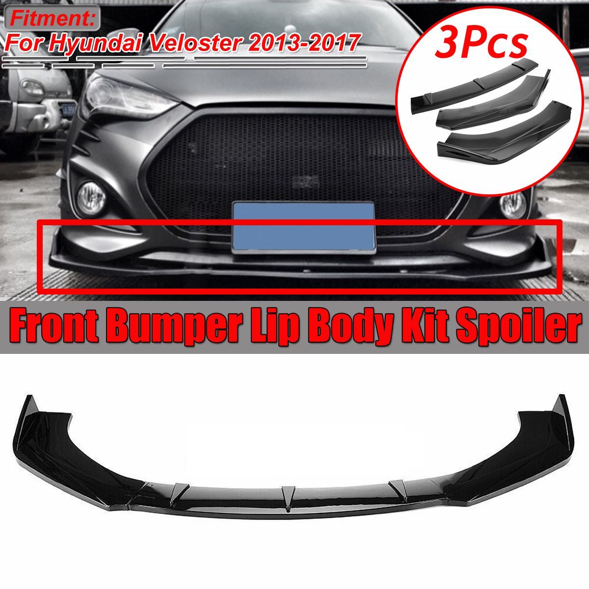 3pc-Gloss-Black-Front-Bumper-Lip-Protector-Spoiler-Splitter-For-Hyundai-Veloster-2013-2017-1573209