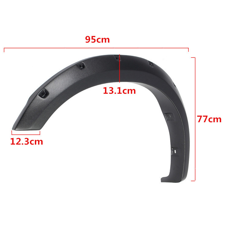 4PCS-FrontRear-Wheel-Fender-Flares-with-Pocket-Rivet-Black-For-Toyota-Tundra-2007-2013-1527559