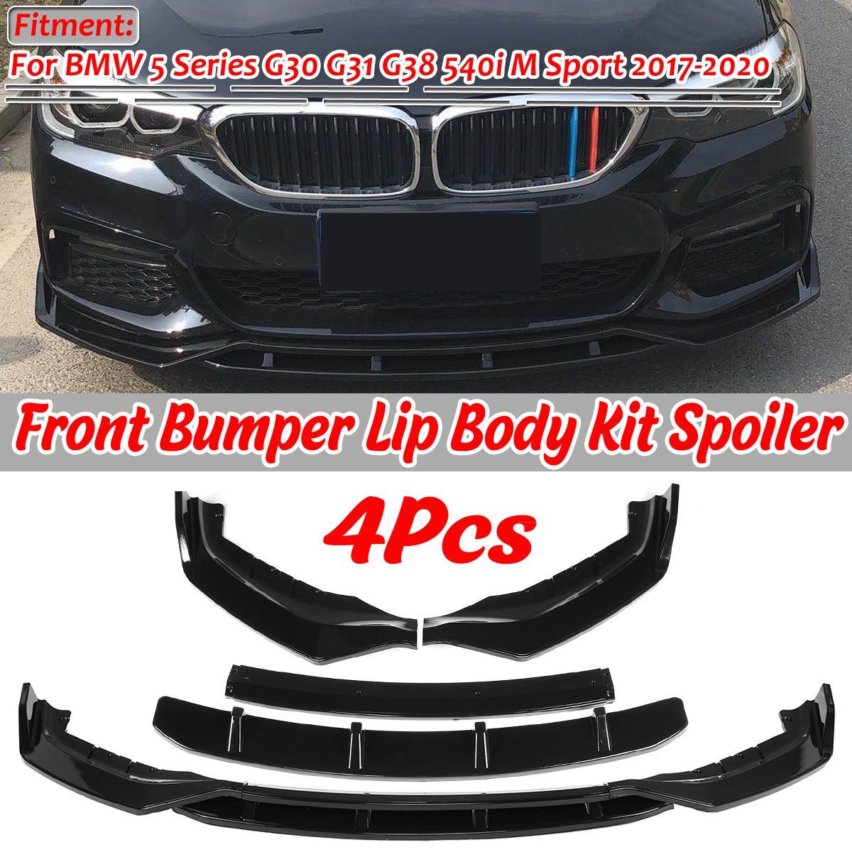 4PCS-Gloss-Black-Front-Bumper-Lip-Splitter-For-BMW-5-Series-G30-G31-G38-2017-2020-1725949