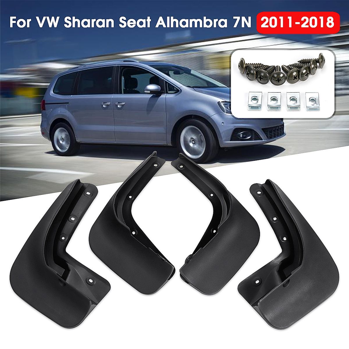 4PCS-Plastic-Car-Mud-Flaps-Mudflaps-Splash-Mudguards-Fender-For-VW-Sharan-Seat-Alhambra-7N-2011-2018-1559693