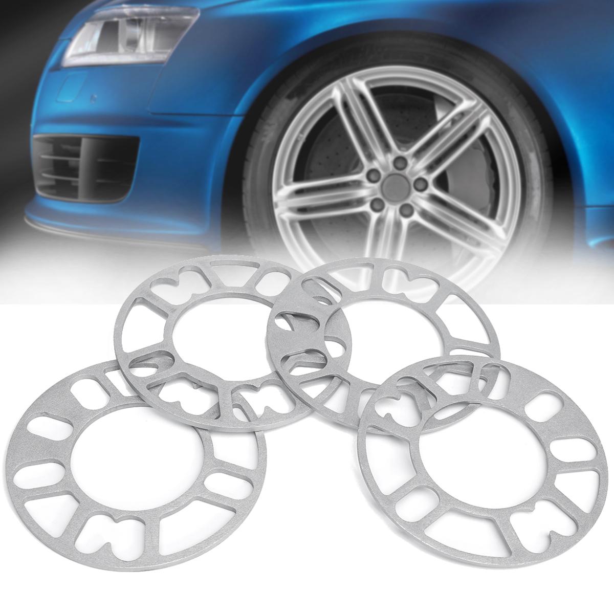 4pcs-3mm-5mm-Universal-Alloy-Wheel-Spacers-Shims-Set-Kit-For-4-and-5-Stud-1217186