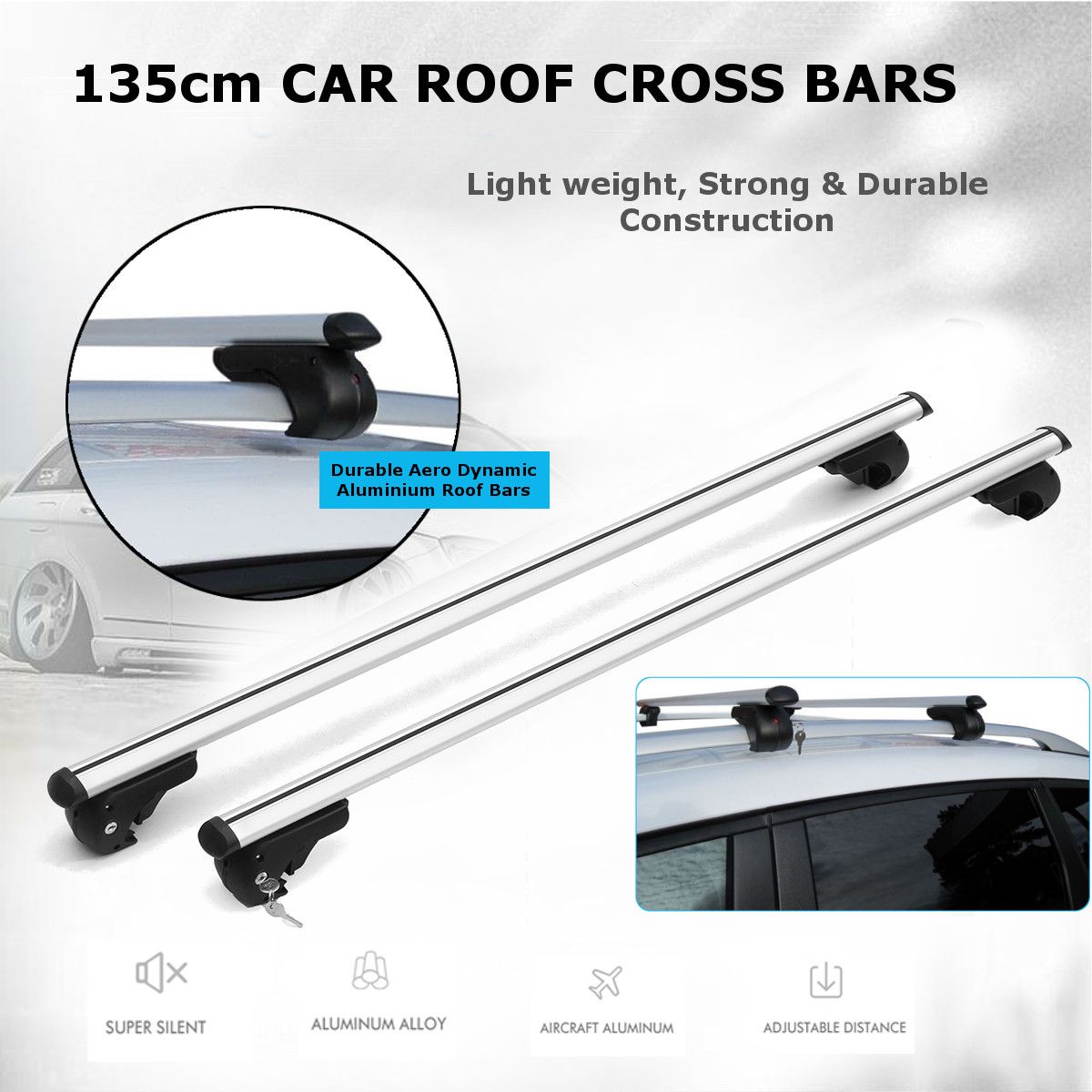 5-Inch-135cm-Aero-Car-Roof-Bars-Lockable-Cross-Bars-Anti-Theft-Luggage-Carrie-Cargo-1255561