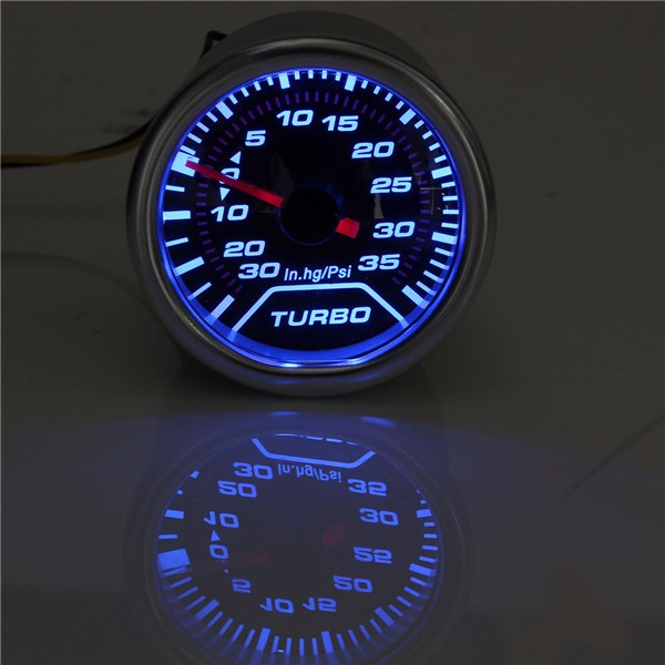 52mm-Universal-Blue-LED-Pointer-Turbo-Boost-Gauge-Meter-PSI-Smoke-Tint-Len-1023307