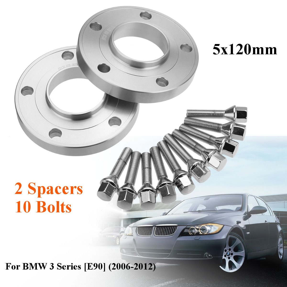 5x120mm-Wheel-Spacer-Hubcentric-Kit-w-Blot-Alloy-For-BMW-3-Series-E90-2006-2012-1260400