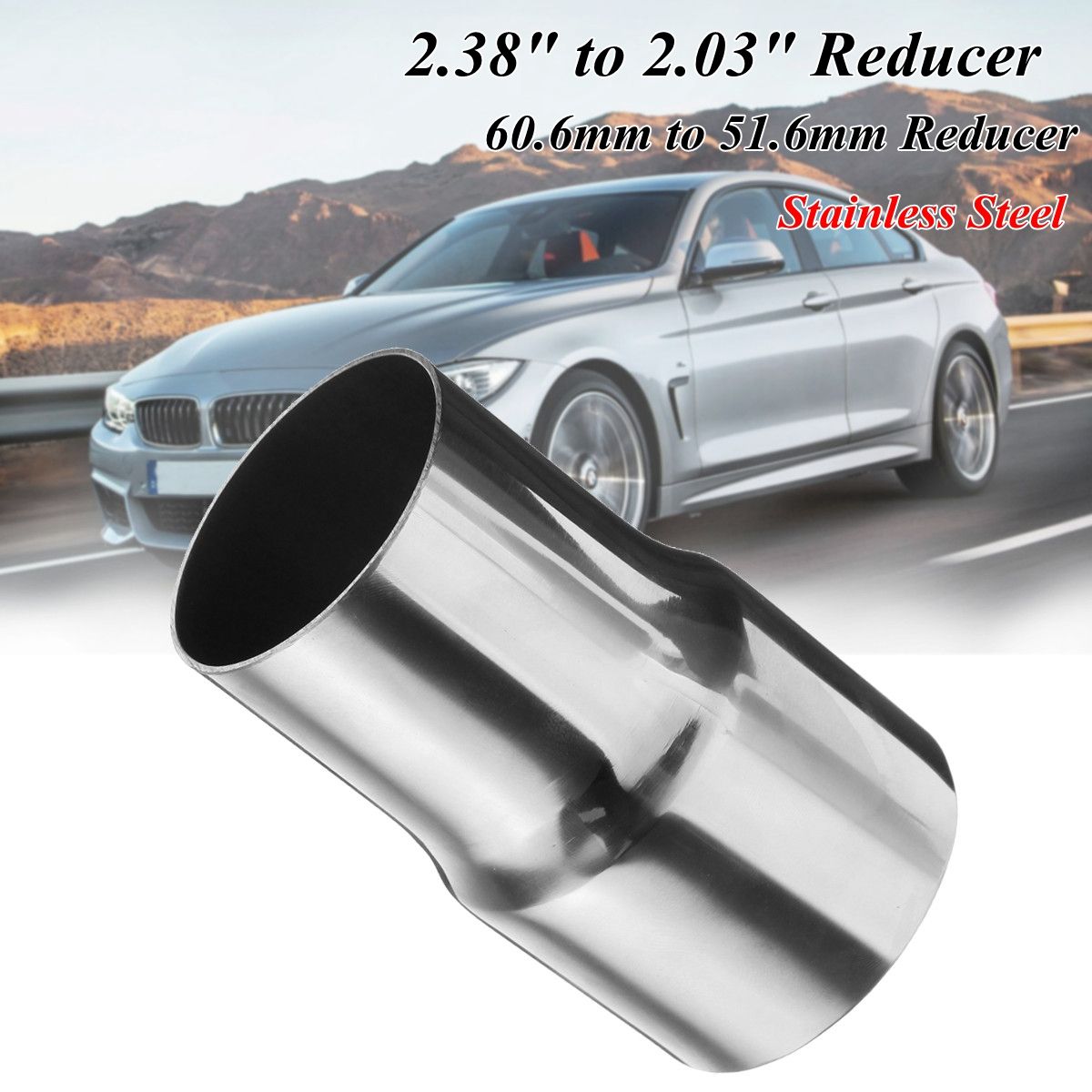 60mm-To-51mm-Mild-Steel-Standard-Adapter-Exhaust-Reducer-Connector-Pipe-Tube-1214217