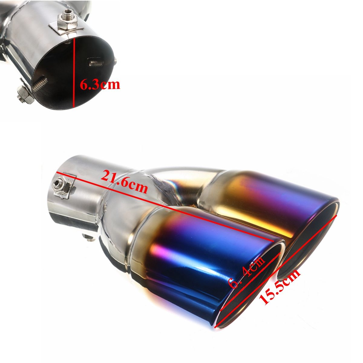 63mm-Universal-Car-Rear-Dual-Air-Outlet-Exhaust-Pipe-Bluing-Tail-Muffler-Tip-1200052