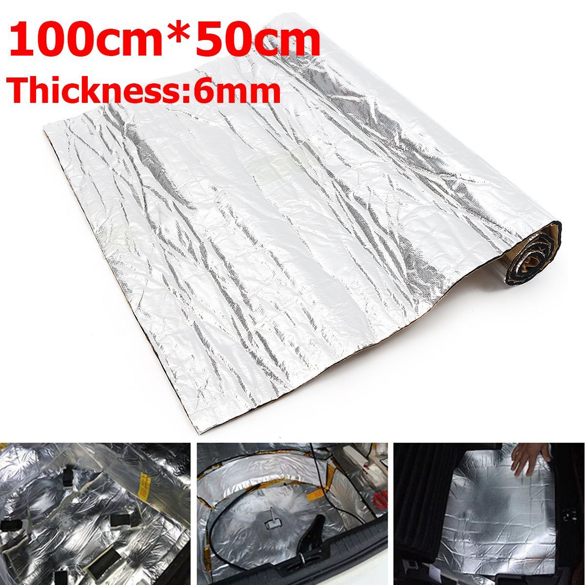 6MM-Sound-Deadener-Block-Heat--Sound-Automotive-Car-Insulation-MAT-1M-x-05M-1189301