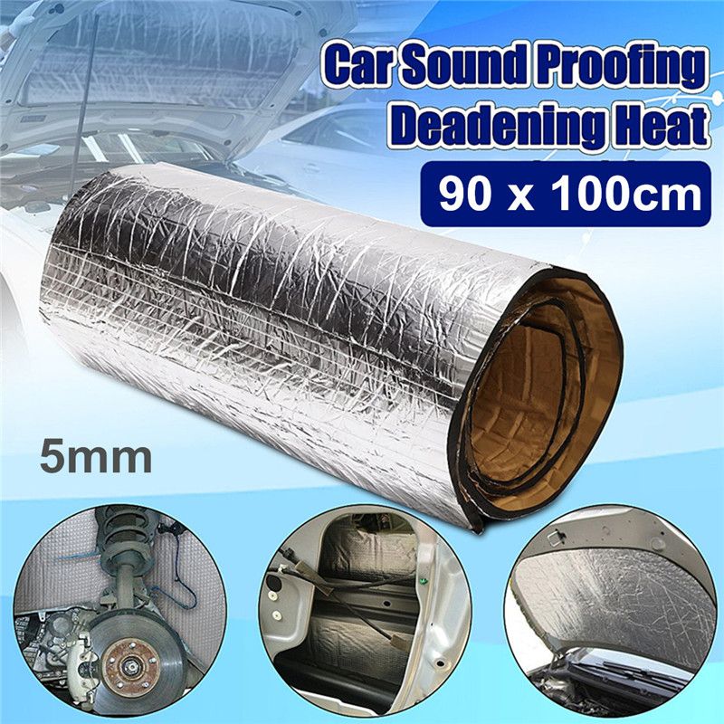 90x100cm-Car-Sound-Proofing-Deadener-Vehicle-Heat-Sound-Insulation-Cotton-Thermal-Foam-Mat-1314832