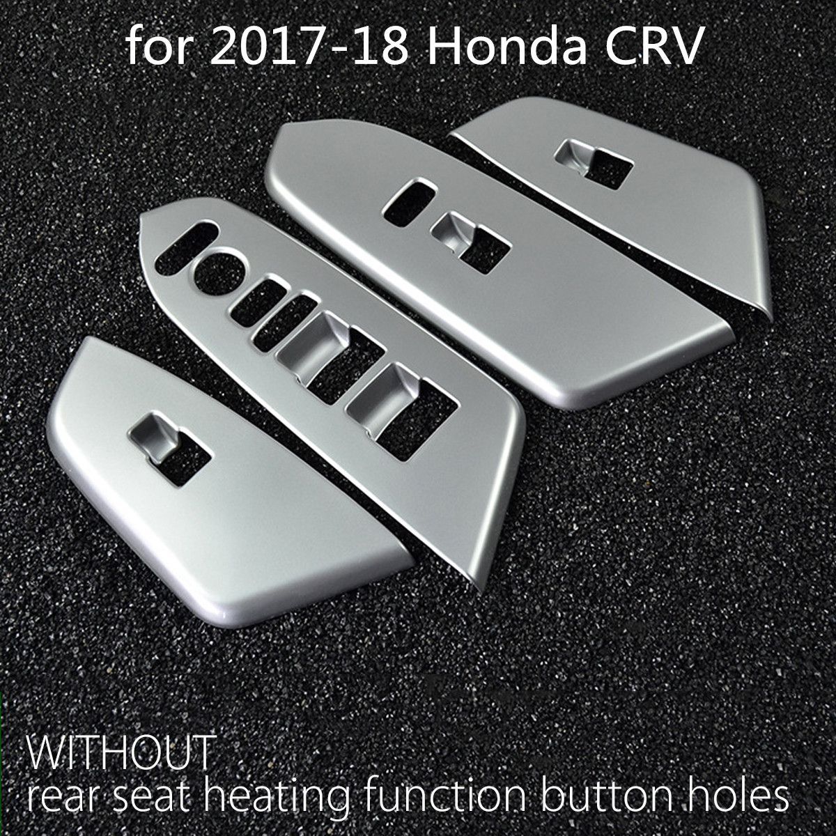 ABS-Matte-Interior-Window-Switch-Trim-Molding-Cover-for-2017-18-Honda-CRV-1201937