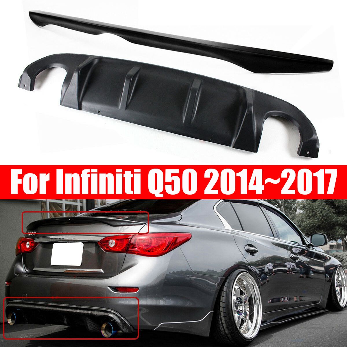 AQ-Style-Rear-Bumper-Diffuser--OE-Style-Trunk-Spoiler-For-Infiniti-Q50-201417-1546711