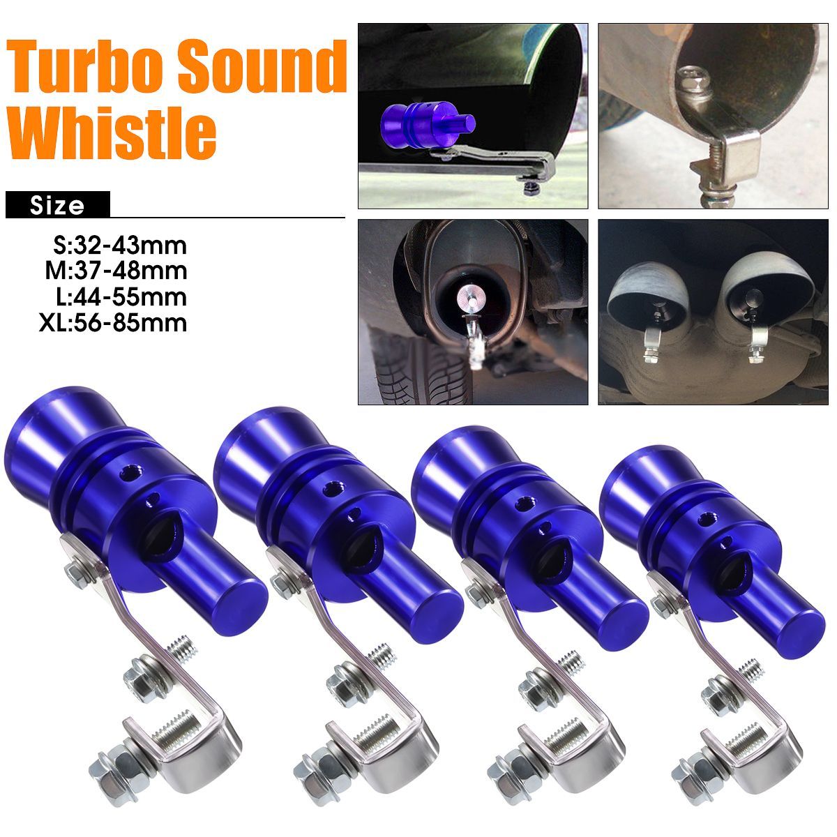 Blue-Car-Exhaust-False-Turbo-Whistle-Pipe-Sound-Muffler-Bov-Blow-Off-Valve-965879