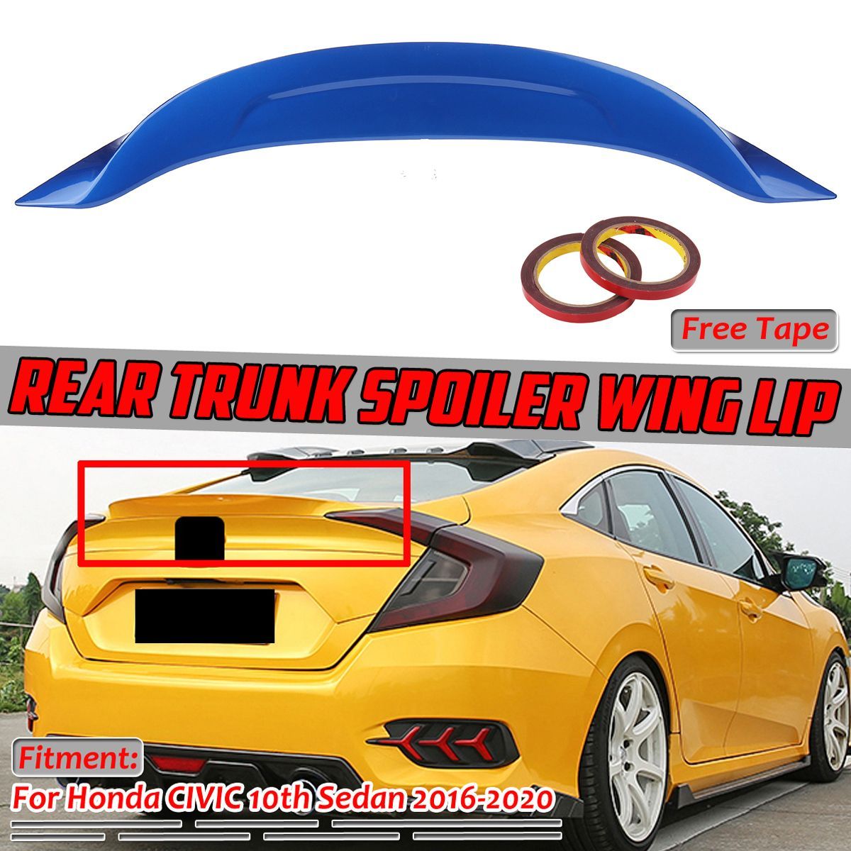 Blue-Rear-Trunk-Spoiler-Wing-Lip-For-Honda-Civic-10th-Sedan-2016-2020-1721392