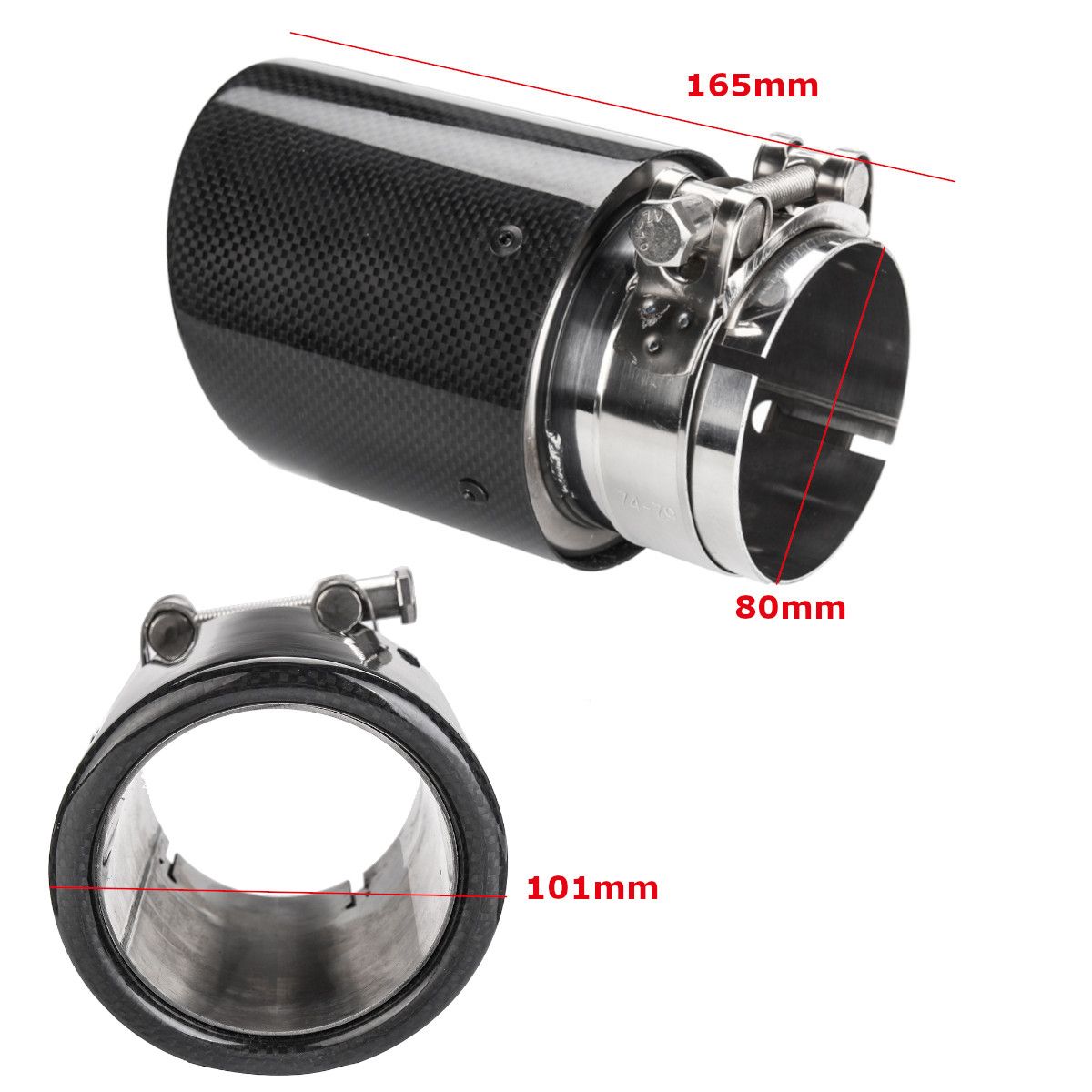 Car-Exhaust-Tip-Glossy-Black-Carbon-Fiber-End-Pipe-Muffler-Universal-80mm-101mm-1700165