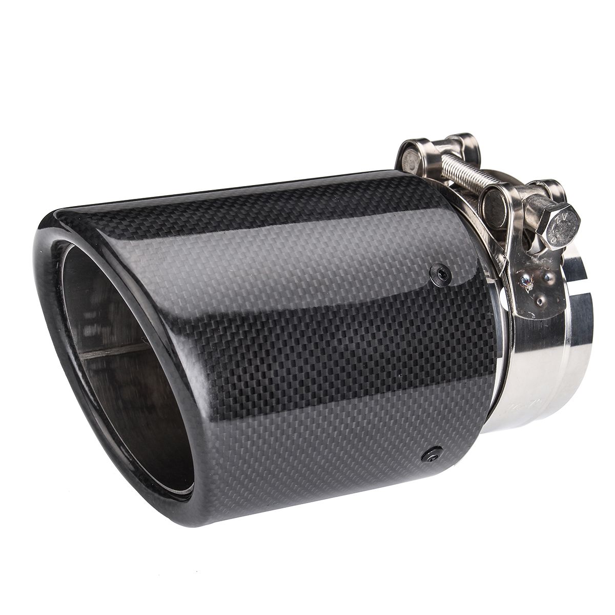 Car-Exhaust-Tip-Glossy-Black-Carbon-Fiber-End-Pipe-Muffler-Universal-80mm-101mm-1700165