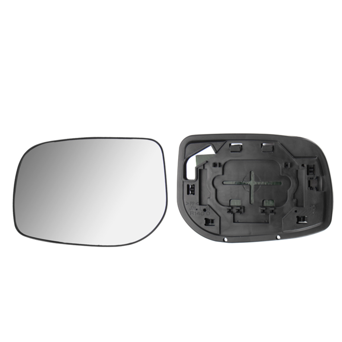 Car-Left-DoorWing-Mirror-Glass-Silver-Nonheated--Base-For-TOYOTA-YARIS-2006-2009-1195010