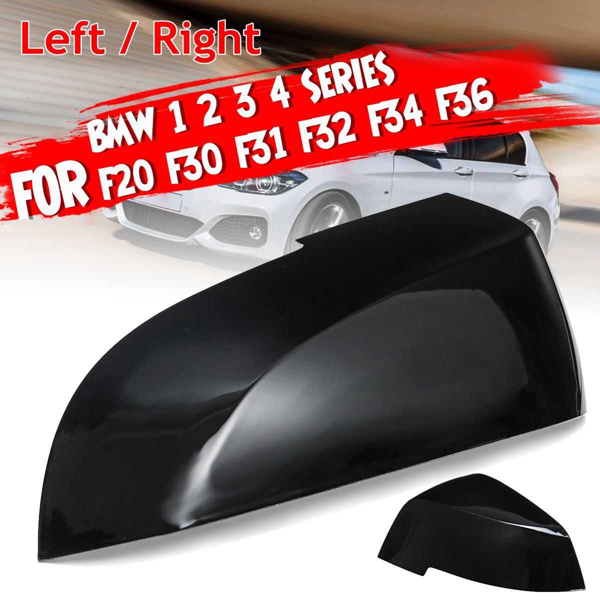 Car-Left-Gloss-Black-Wing-Mirror-Cover-For-BMW-1-2-3-4-SERIES-F20-F30-F31-F32-F34-F36-1662585