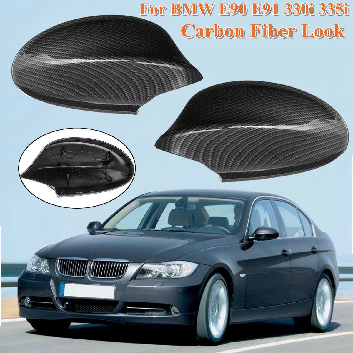 Car-Rear-View-Side-Mirror-Cover-Auto-Reverse-Fit-for-BMW-E90-E90-E91-330i-335i-Pre-LCI-2005-2008-1356478