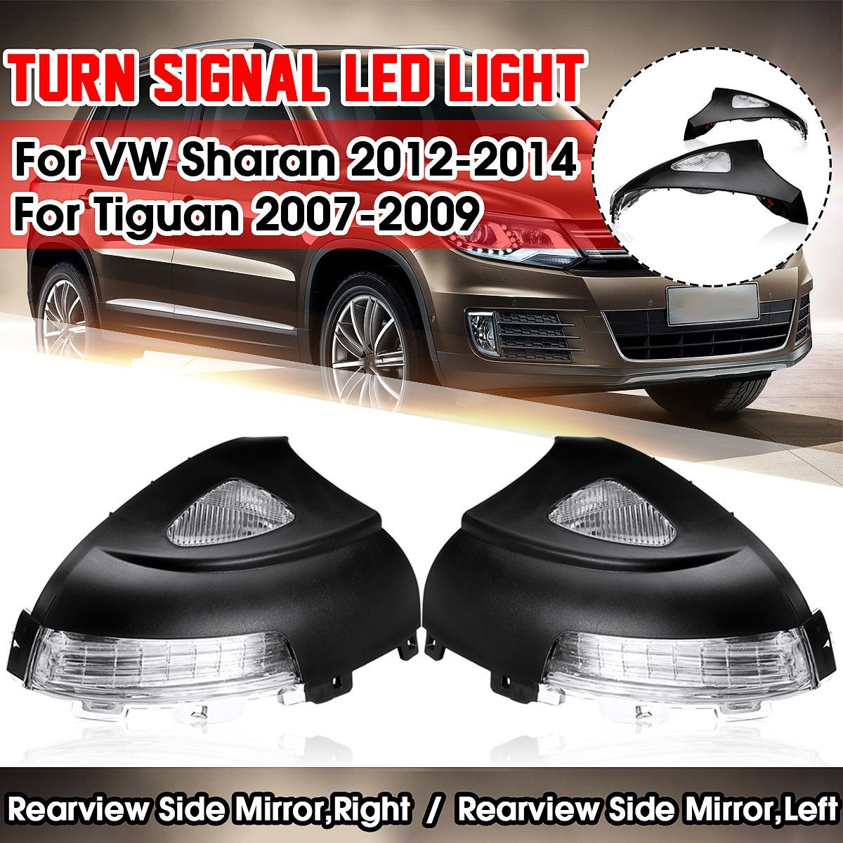 Car-Side-Wing-Mirror-Cover-with-LED-Turn-Signal-Light-for-VW-Sharan-2012-2014-Tiguan-2007-2014-1559686