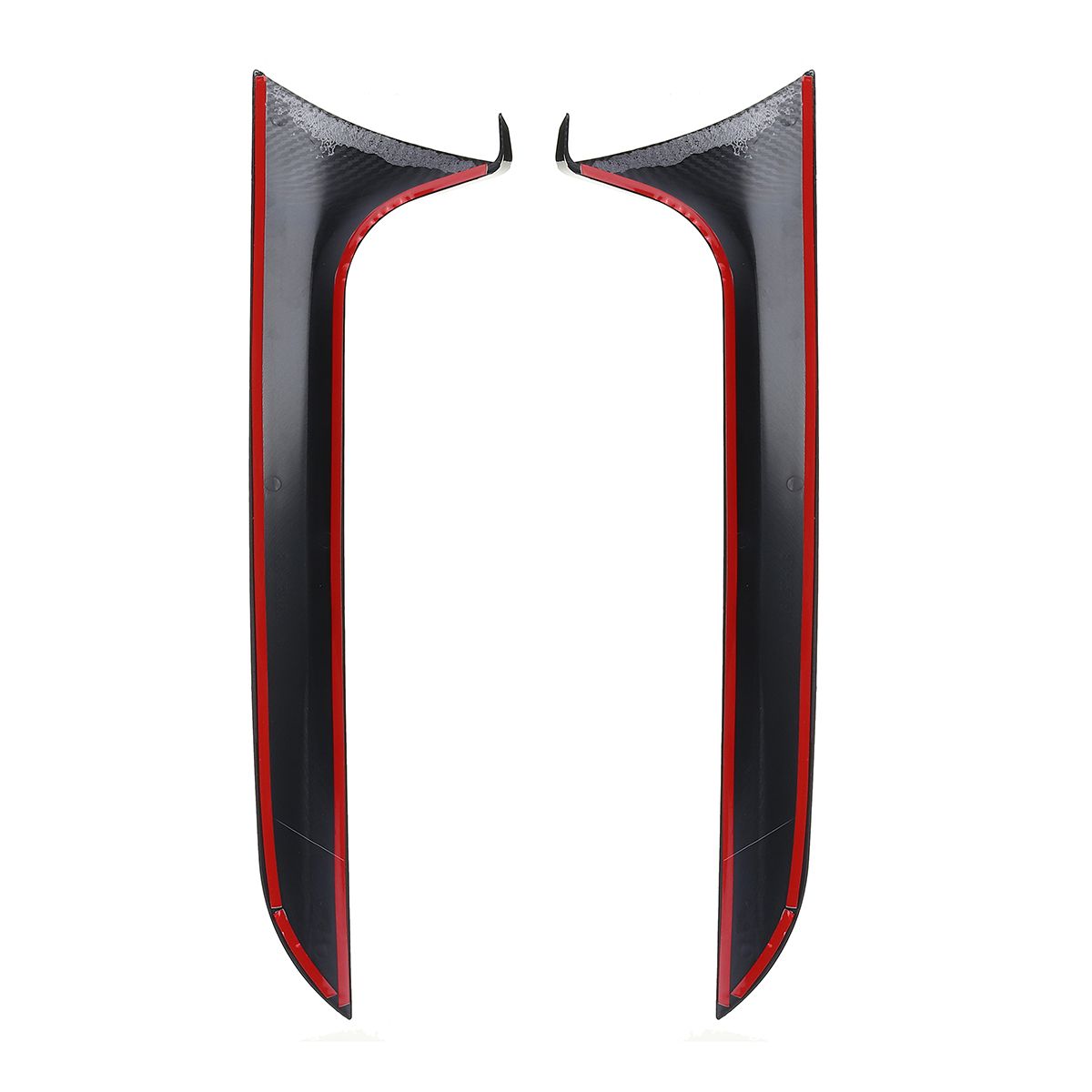 Carbon-Black-Car-Rear-Window-Side-Spoiler-Wing-Canard-Canards-Splitter-For-Audi-1615567