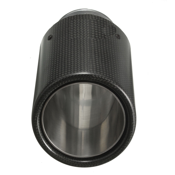 Carbon-Fiber-Exhaust-Muffler-Tip-Pipe-90mm-Outlet-Dia-60mm-Inlet-Dia-for-BMW-1008868