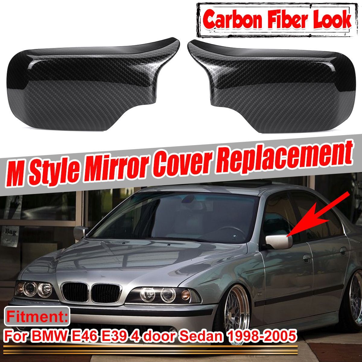 Carbon-Fiber-Look-Door-Wing-Mirror-Cover-Case-Replace-Cap-For-BMW-E46-E39-1998-2005-1751928