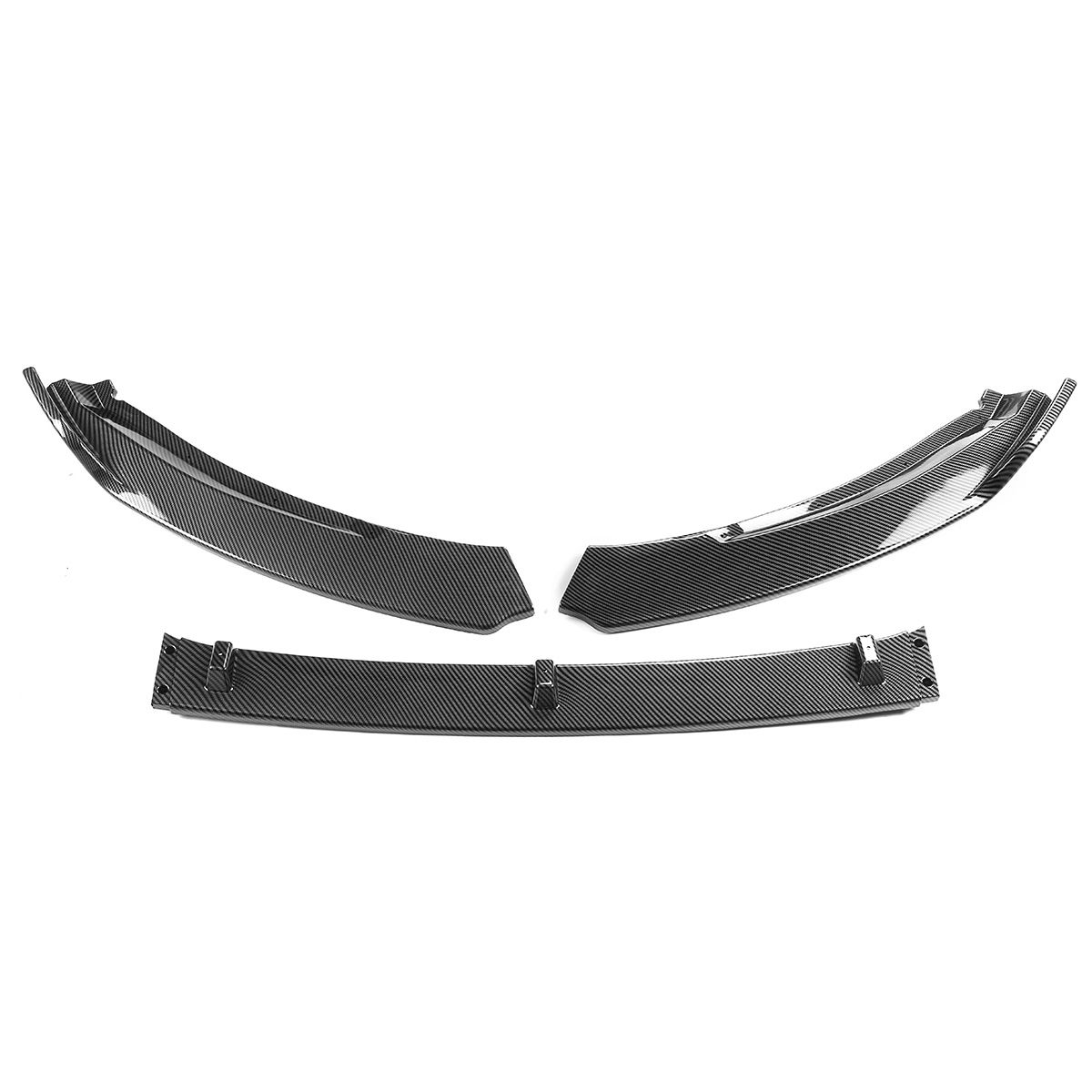 Carbon-Fiber-Look-Front-Bumper-Lip-Spoiler-Cover-Trim-3PCS-For-Skoda-Octavia-2015-2019-1656188