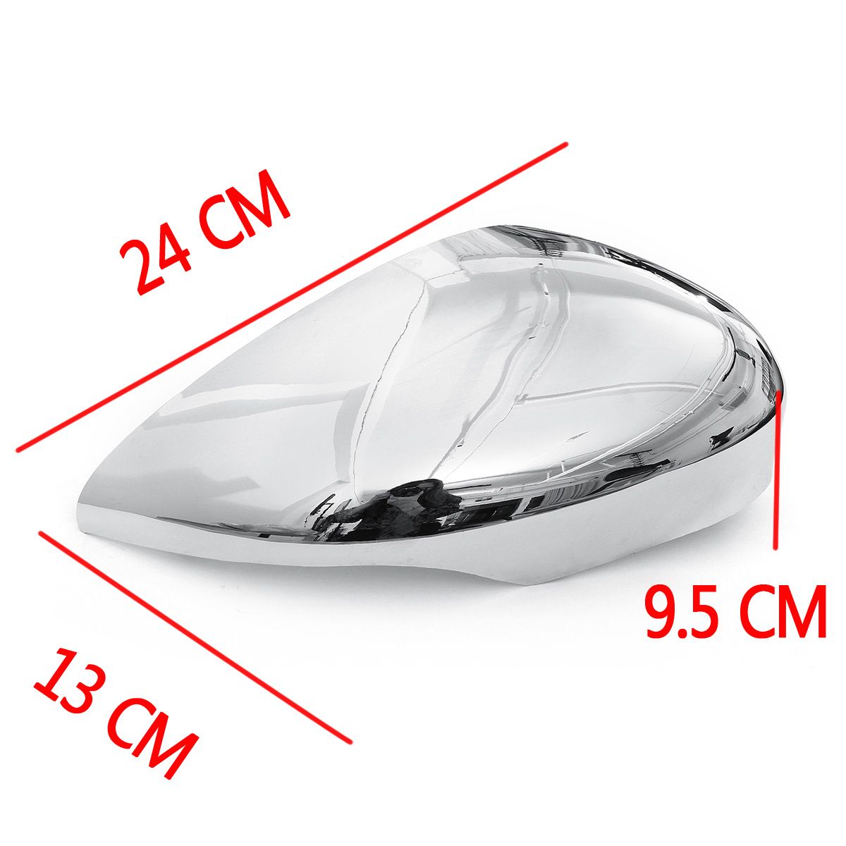 Chrome-Light-Car-Door-Rearview-Wing-Mirror-Cover-Cap-LeftRight-For-Ford-Fiesta-MK7-2008-2017-1639565